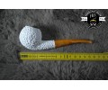 Block Meerschaum Rustic Apple Pipe
