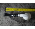 Block Meerschaum Silvery Semi Rustic Pipe