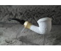 Block Meerschaum Bamboo Calabash Pipe
