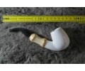 Block Meerschaum Smooth Bamboo Pipe