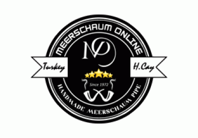 Block Meerschaum Silvery Semi Rustic Pipe