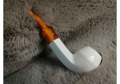 Hard Details Block Meerschaum Pipe