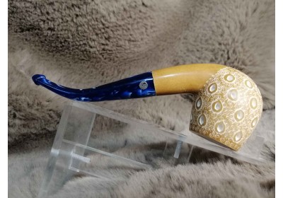 Block  Meerschaum Laticce Apple Pipe