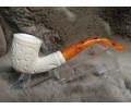 Hard Details Block Meerschaum Pipe