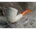 Hard Details Block Meerschaum Pipe