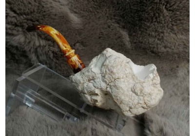 Block Meerschaum Natural Pipe