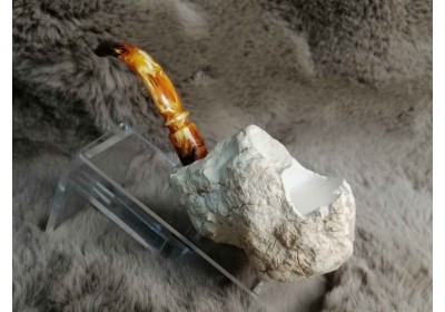 Block Meerschaum Natural Pipe