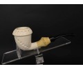 Block Meerschaum Calabash Pipe & Bamboo