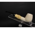 Block Meerschaum Pipe & Bamboo