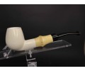 Block Meerschaum Pipe & Bamboo