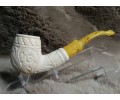 Hard Details Block Meerschaum Pipe