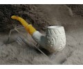 Hard Details Block Meerschaum Pipe