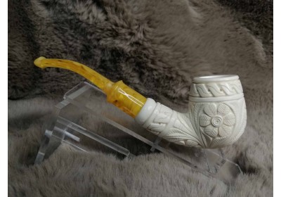 Hard Details Block Meerschaum Pipe