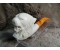 Block Meerschaum Tiger Pipe