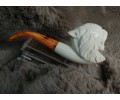 Block Meerschaum Tiger Pipe