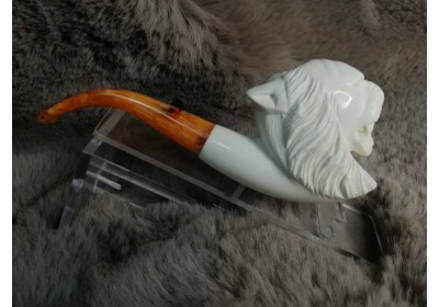 Block Meerschaum Tiger Pipe