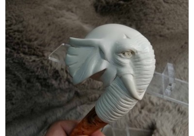 Block Meerschaum Elephant Pipe