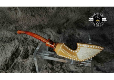 Block  Meerschaum Dark Wax Pipe