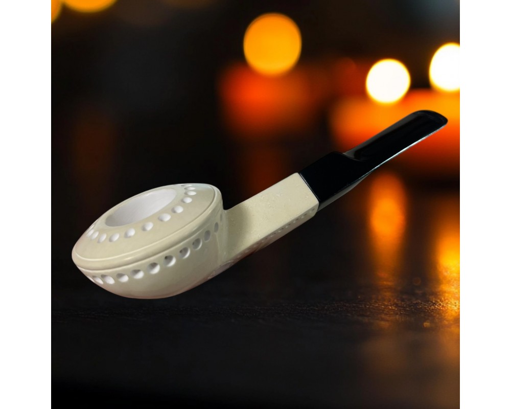 Block Meerschaum Panel Pipe