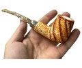 Gilded Helix Meerschaum Pipe
