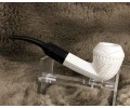 Meerschaum Carved Bulldog Pipe