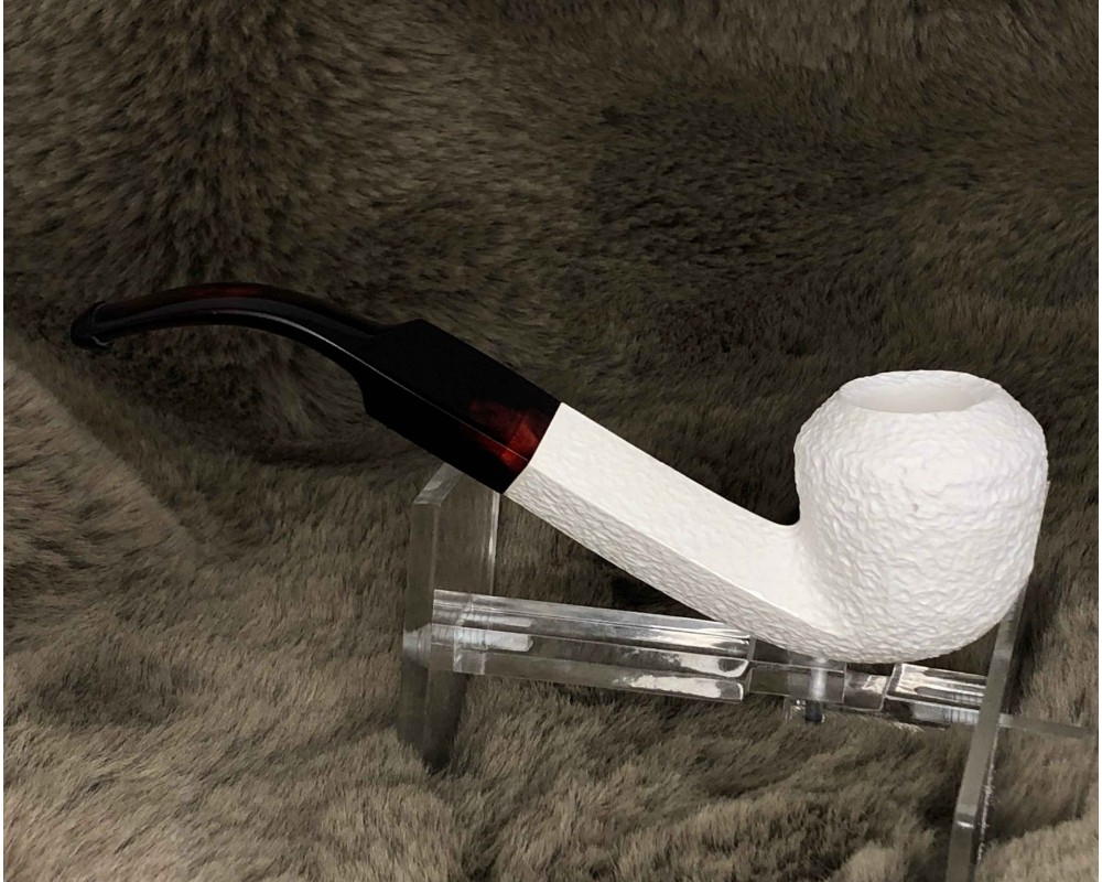Meerschaum Rustic Bulldog Pipe
