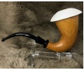 Meerschaum Calabash Pipe - Handmade (Okume Wood) Sherlock Holmes Style Meerschaum Calabash Pipe - Handmade (Okume Wood) Sherlock Holmes Style