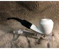 Block Meerschaum Panel Shank Bulldog Pipe Block Meerschaum Panel Shank Bulldog Pipe