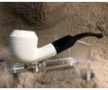 Block Meerschaum Panel Shank Bulldog Pipe Block Meerschaum Panel Shank Bulldog Pipe