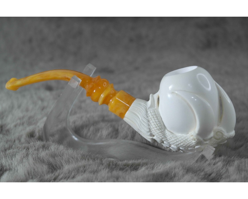 Block Meerschaum Eagle Claw Pipe