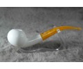 Block Meerschaum Smooth Apple Pipe