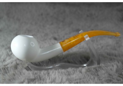 Block Meerschaum Smooth Apple Pipe