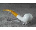 Block Meerschaum Smooth Apple Pipe