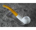 Block Meerschaum Smooth Apple Pipe