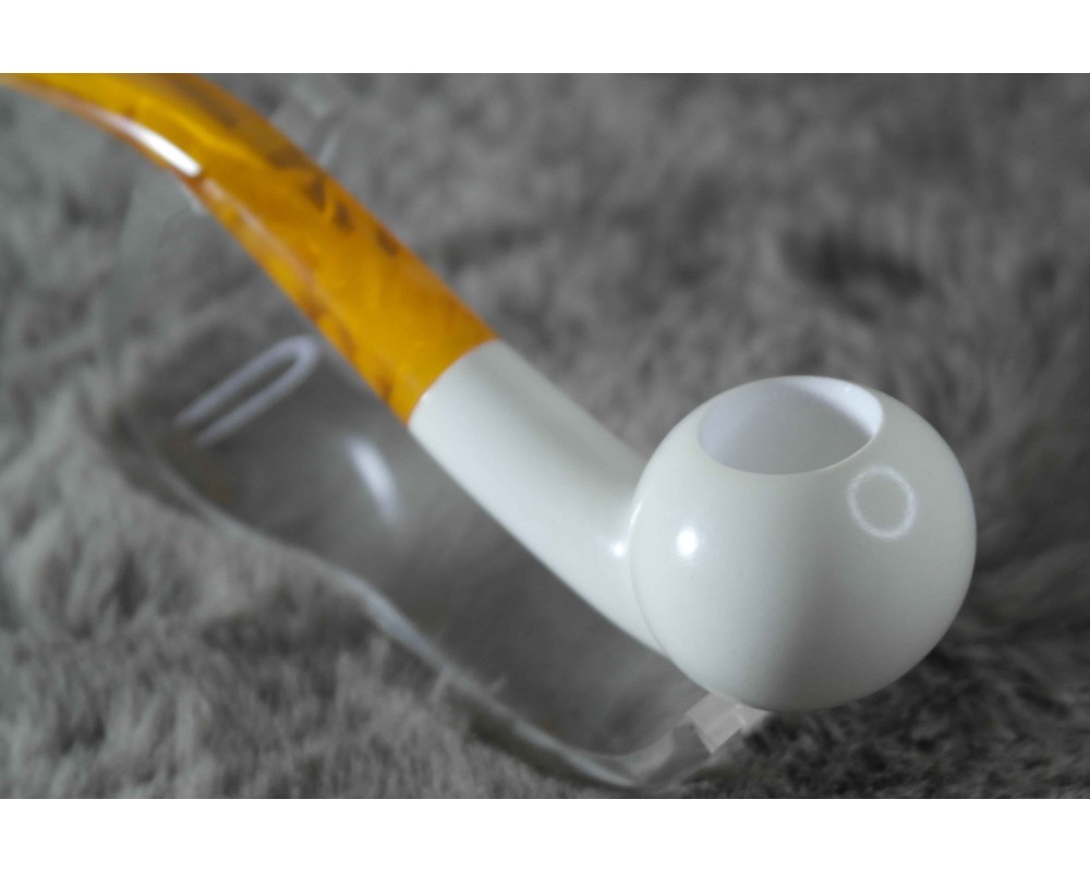 Block Meerschaum Smooth Apple Pipe