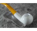 Block Meerschaum Smooth Apple Pipe