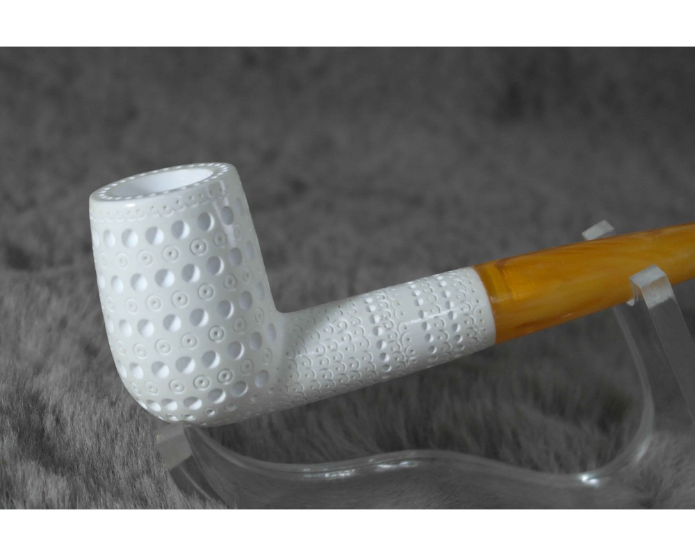Block Meerschaum Billiard Pipe
