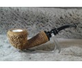 Block Meerschaum Reverse Calabash Pipe