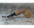 Block Meerschaum Reverse Calabash Pipe