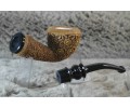 Block Meerschaum Reverse Calabash Pipe