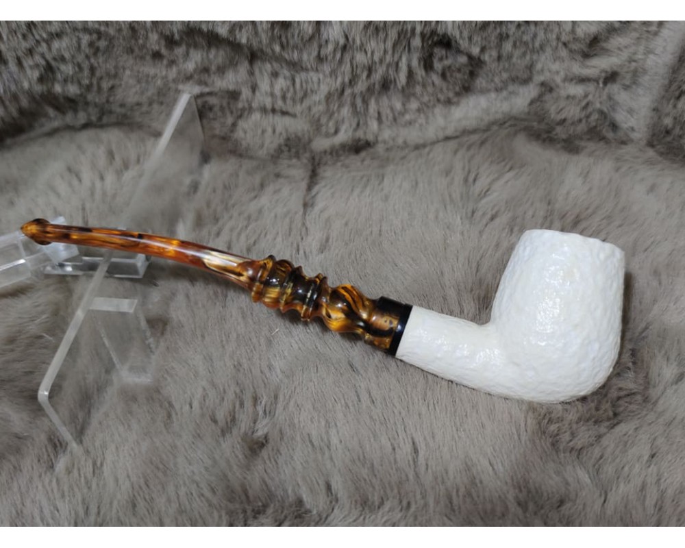 Block Meerschaum churchwarden Pipe