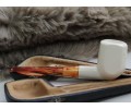 Meerschaum Panel Billiard Pipe