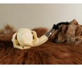 Block Meerschaum Silvery Eagle Claw Pipe