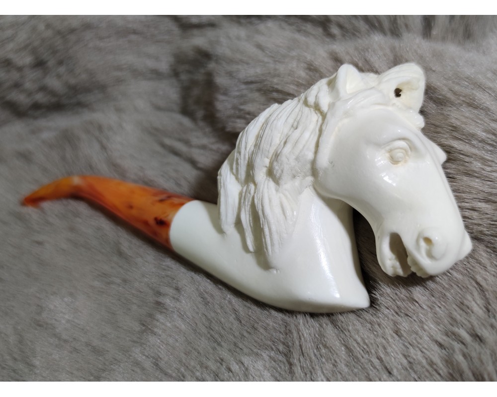 Meerschaum Horse Pipe