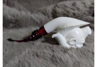Meerschaum Goat Pipe