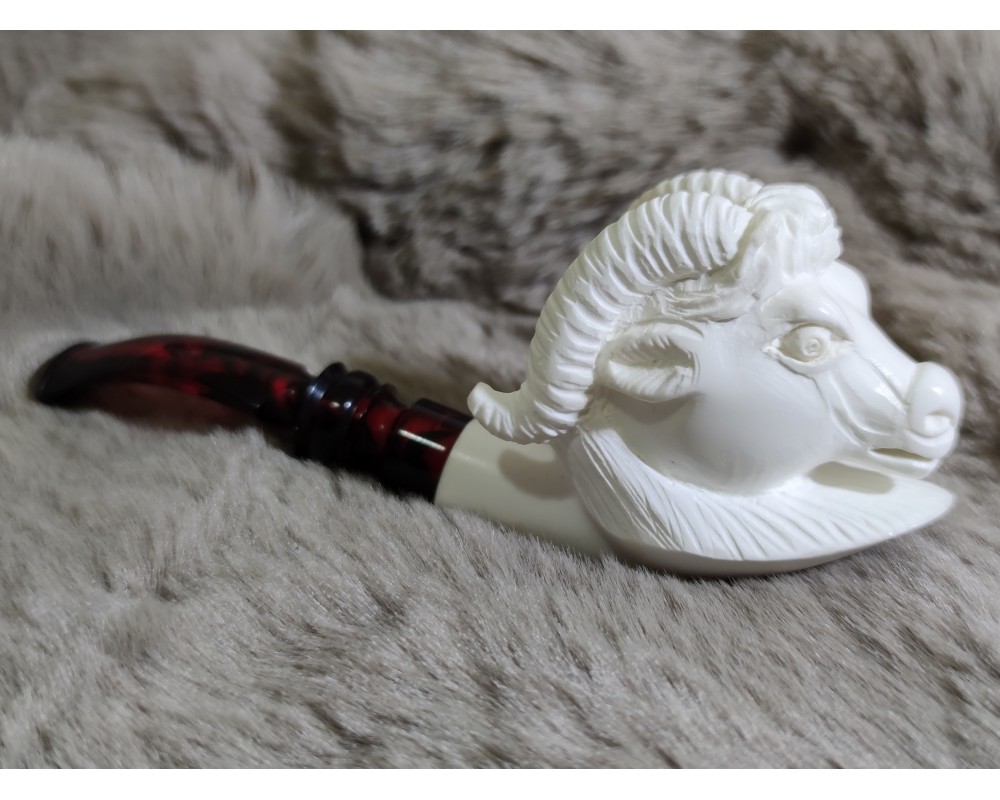 Meerschaum Goat Pipe