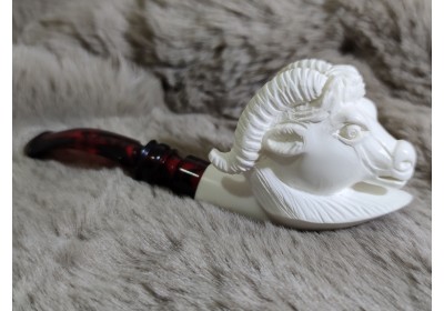 Meerschaum Goat Pipe