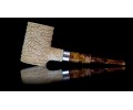 Block Meerschaum Rustic Poker Pipe