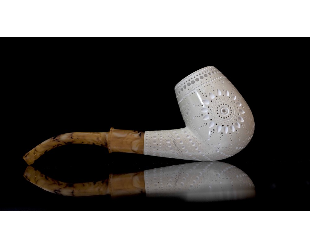 Block Meerschaum Carved Pipe Block Meerschaum Carved Pipe
