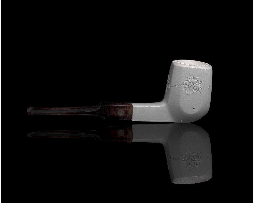 Meerschaum Panel Billiard Pipe